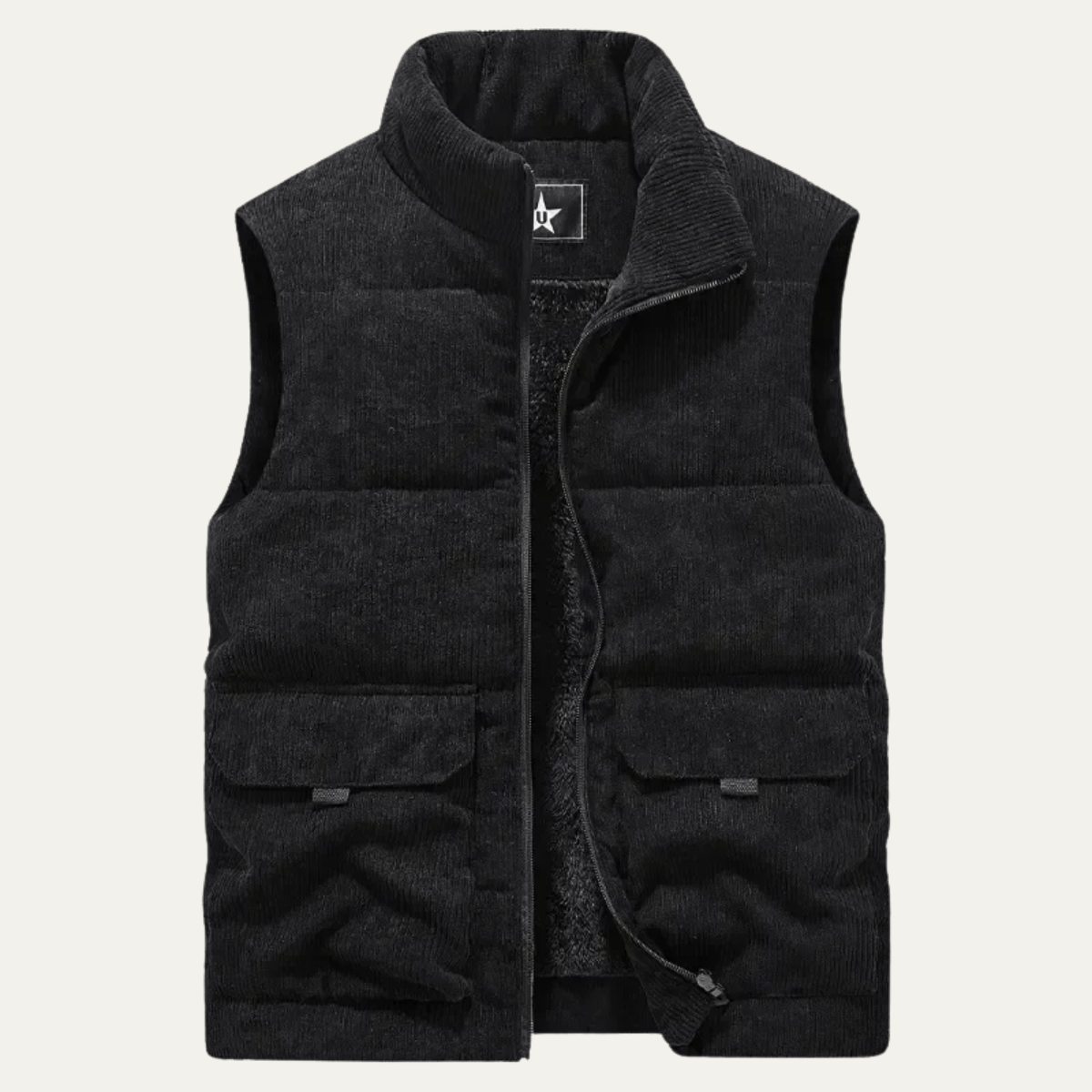 The Silverhill Men’s Corduroy Warm Padded Puffer Gilet