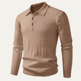The Soverato Men’s Soft Cotton Casual Knit Polo Jumper