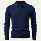 The Battersea Men’s Lightweight Knit Polo Sweater