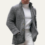 The Pemberton Men's Smart Casual Button-Up Winter Knitted Cardigan