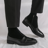 The Thistlewood Men’s Elegant Formal Chelsea Leather Boots