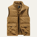 The Silverhill Men’s Corduroy Warm Padded Puffer Gilet
