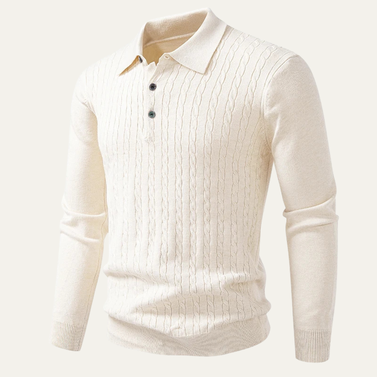 The Soverato Men’s Soft Cotton Casual Knit Polo Jumper