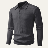 The Soverato Men’s Soft Cotton Casual Knit Polo Jumper