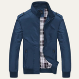 The Firenze Men's Lightweight Stand Collar Bomber Jacket