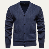 The Northwood Men’s V Neck Button Up Soft Knit Cardigan