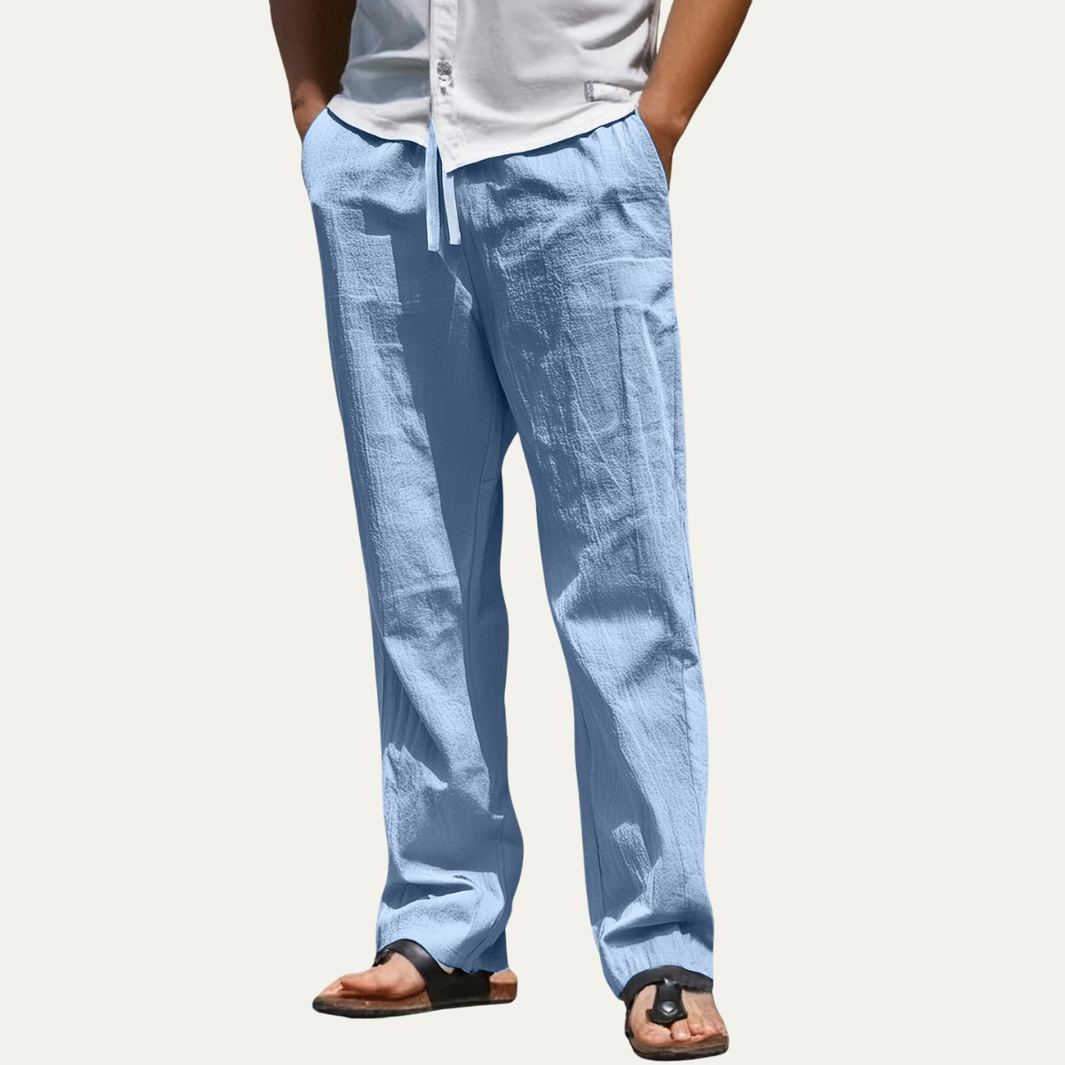 The Wakefield Men’s Breathable Linen Tapered Pants