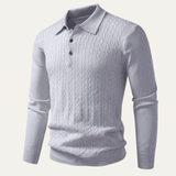 The Soverato Men’s Soft Cotton Casual Knit Polo Jumper