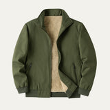 The Aspen Men’s Fleece Lined Windbreaker – Lightweight Multi Pocket Bomber Jacket