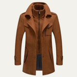 The Aberdeen Men’s Wool Blend Double Layer Coat