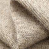 The Maplecrest Men's Merino Mock Neck Cashmere Zip-Up Cardigan