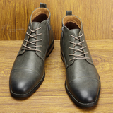 The Briarstone Men’s Leather Lace Up Smart Casual Ankle Boots