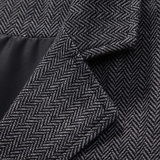 The Braga Men’s Tweed Pocket Suit Vest with Chain