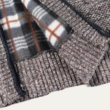 The Glasgow Men's Knitted Zip-Up Winter Cardigan