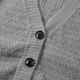 The Savona Men’s Button Up Casual Loose Fit V Neck Knit Cardigan
