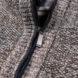 The Glasgow Men's Knitted Zip-Up Winter Cardigan