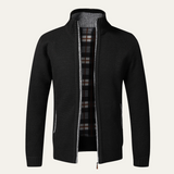 The Glasgow Men's Knitted Zip-Up Winter Cardigan