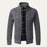 The Glasgow Men's Knitted Zip-Up Winter Cardigan