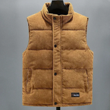 The Silverhill Men’s Corduroy Warm Padded Puffer Gilet