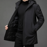 The Hanover Men’s Winter Warm Classic Fit Hooded Coat