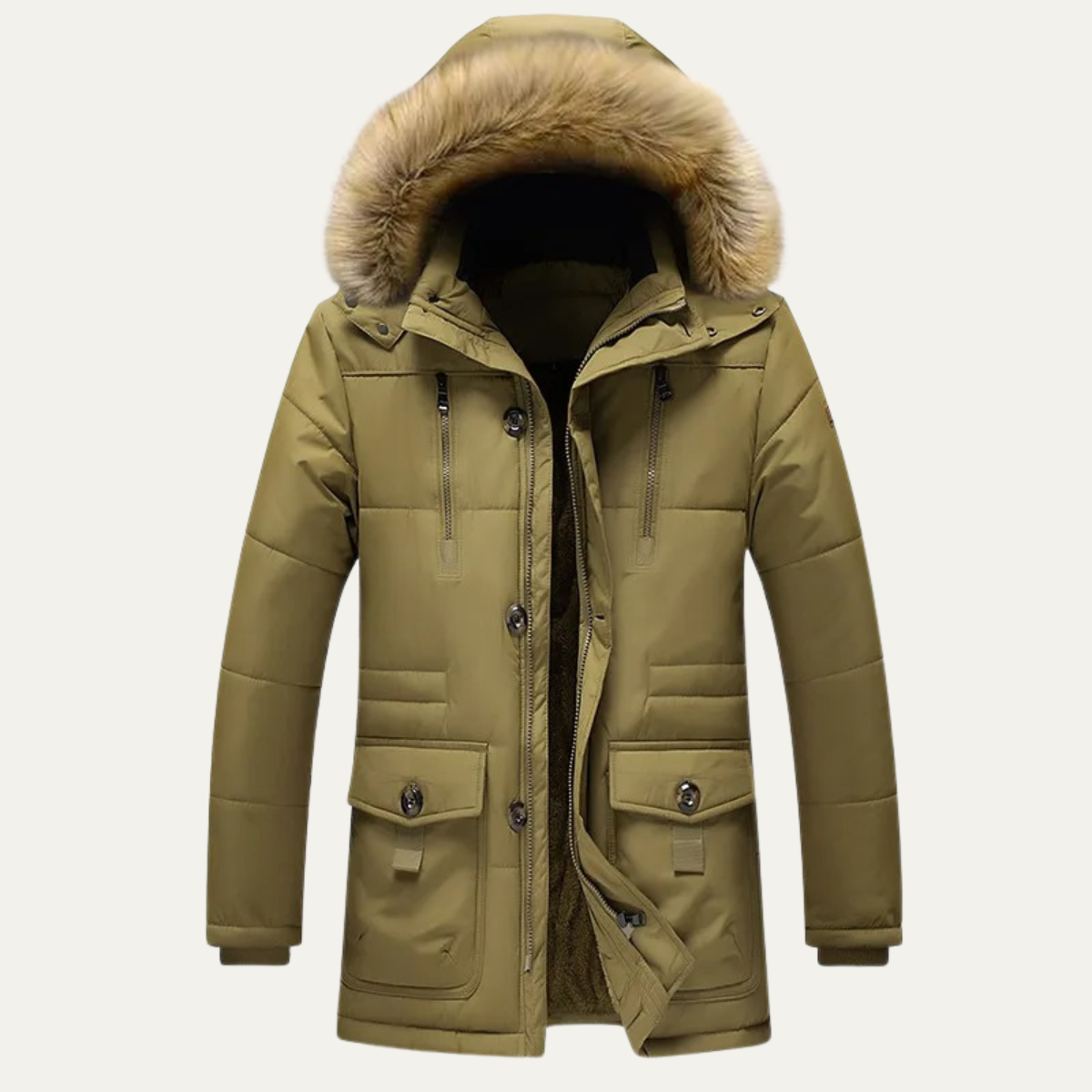 The Thameside Men’s Waterproof Down Parka Jacket