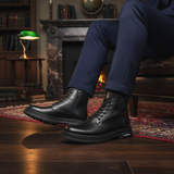 The Lipari Men’s Durable Non Slip Leather Ankle Boots