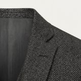 The Norwood Men’s Tweed 3 Piece Suit – Slim Fit Herringbone Jacket, Waistcoat & Trousers