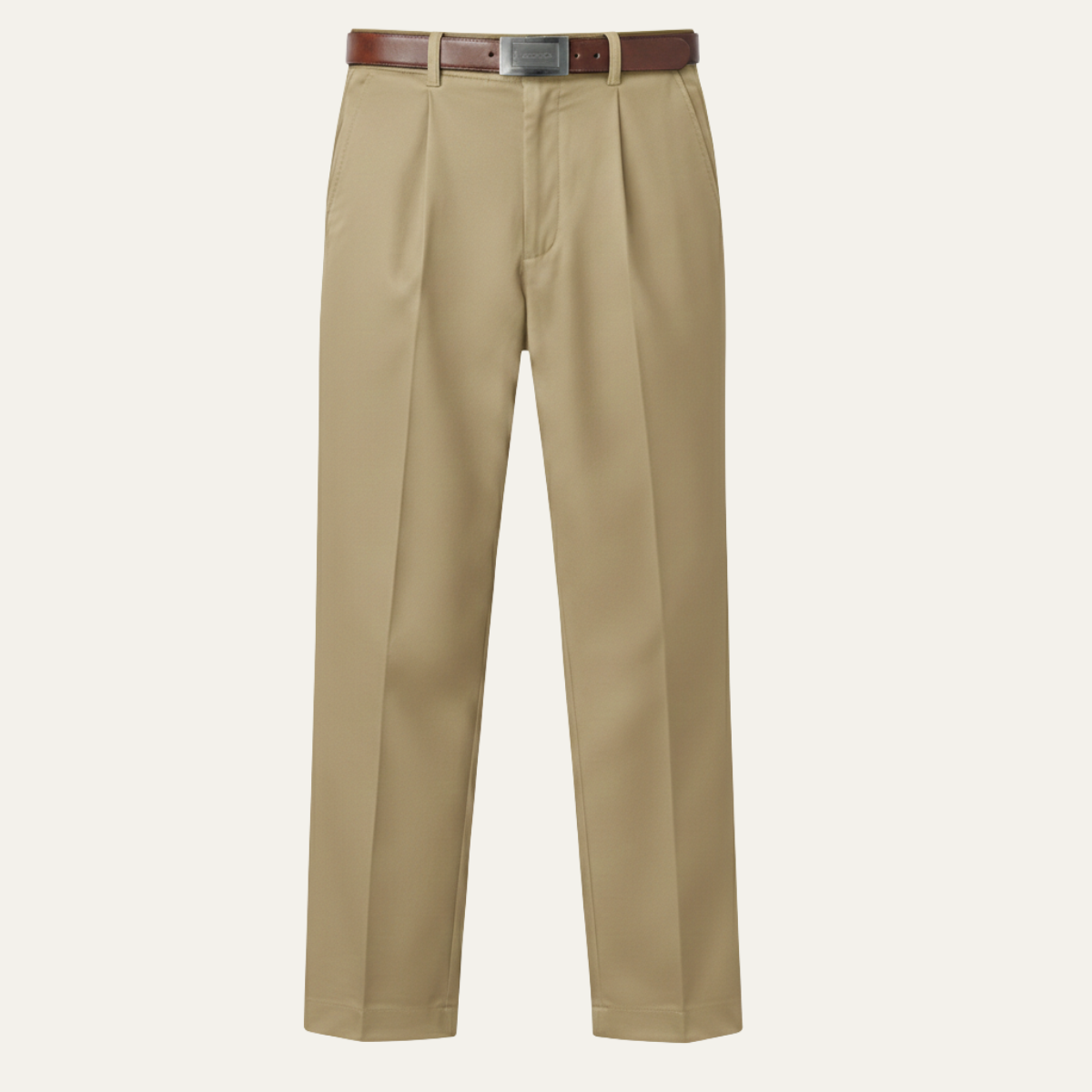 The Briarcliff Park Men’s Classic Casual Double Pleated Straight Leg Pants