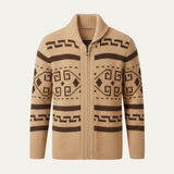 The Orvieto Men’s Vintage Thick Winter Shawl Collar Knit Cardigan
