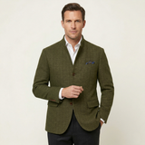 The Thurlestone Men’s Wool Single Breasted Tweed Blazer Jacket