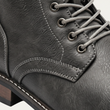 The Porto Cervo Men’s Durable Leather Lace Up Ankle Boots