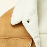 The Quebec Fleece Lined Suede Leather Jacket for Men