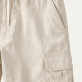 The Maplecrest Men’s Loose Fit Multi Pocket Cotton Linen Cargo Pants