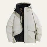 The Urbino Men's Thickened Waterproof Hooded Casual Jacket