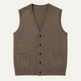 The Somerset Men’s Smart Casual Button Front Knit Vest