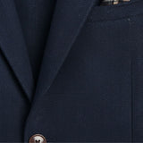 The Gravedona Men’s Office Herringbone Single Breasted Wool Tweed Blazer Jacket