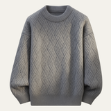 The Deerfield Men’s Soft O Neck Warm Knitted Sweater