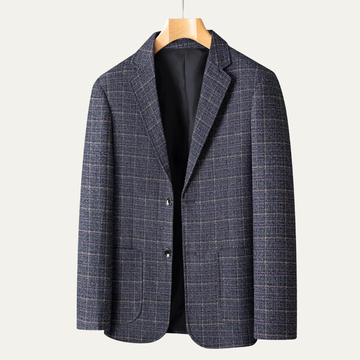 The Durham Men’s Plaid Striped Business Casual Work Jacket