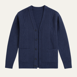 The Caprera Men’s V Neck Button Up Casual Knitted Cardigan