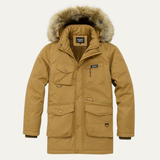The Sassari Men's Outdoor Hooded Long Down Jacket with Multip Pocket