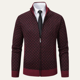 The Southbank Men’s Smart Knit Winter Zip Up Cardigan