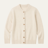 The Coimbra Men’s Elegant Cashmere Stand Collar Knit Cardigan