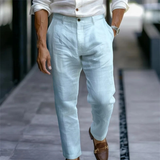 The Stonehaven Men's Ankle Length Casual Beach Pants with Pockets