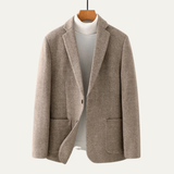 The Essex Men’s Wool Blend Single Breasted Business Casual Work Jacket