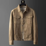 The Inverness Men’s Suede Business Casual Work Jacket