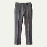 The Veneto Men’s Slim Fit Smart Casual Wool Blend Dress Pants