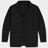 The San Marco Men’s Trendy Knitted Button Down Blazer Cardigan