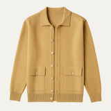 The Whitestone Cardigan – Men's 100% Merino Wool Knit Cardigan
