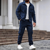 The Ravenna Men’s Casual Utility Cargo Set – Jacket and Trousers