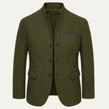The Thurlestone Men’s Wool Single Breasted Tweed Blazer Jacket